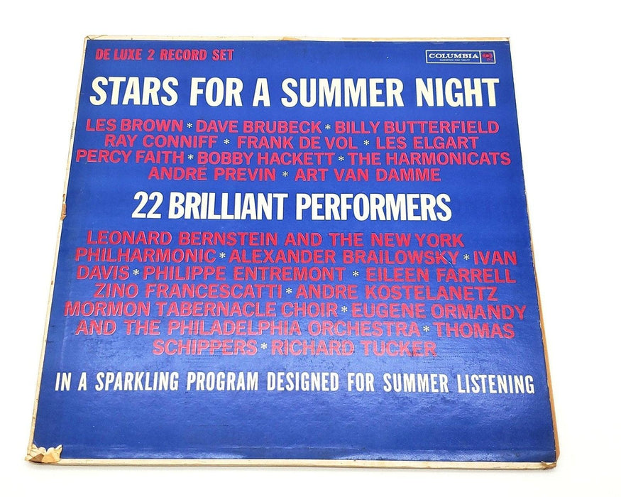 Stars For A Summer Night 33 RPM 2xLP Record Columbia 1961 Les Brown, Les Elgart 1