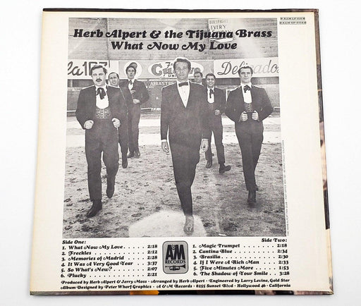 Herb Alpert & The Tijuana Brass What Now My Love 33 RPM LP Record 1966 Copy 3 2