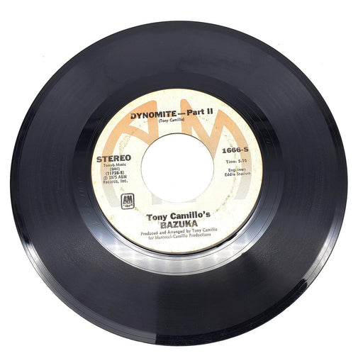 Tony Camillo's Bazuka Dynomite 45 RPM Single Record A&M 1975 1666-S 2