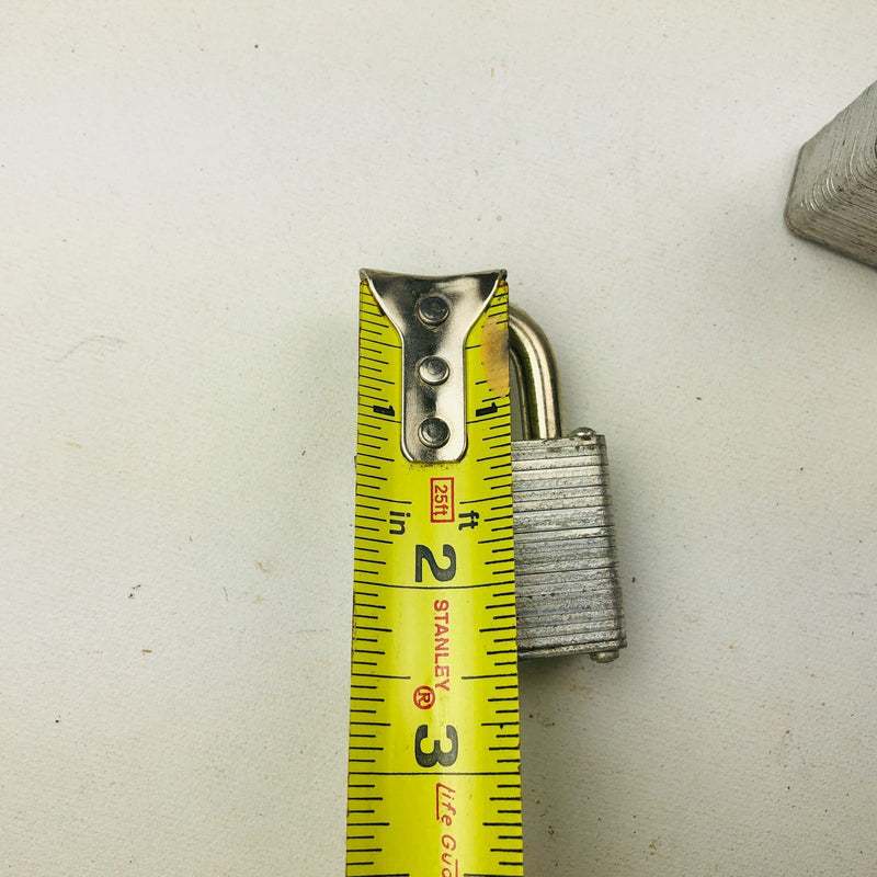 2ct Vintage No 3 Master Lock Padlock 1-1/8" Shackle New NOS Keyed Alike 3773 6