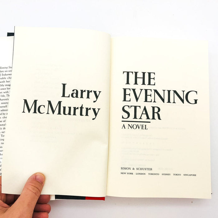 The Evening Star Hardcover Larry McMurtry 1992 Sequel Terms Of Endearment 1st Ed 7