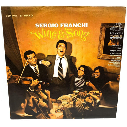 Sergio Franchi Wine & Song Record 33 RPM LP LSP-4018 RCA 1968 1