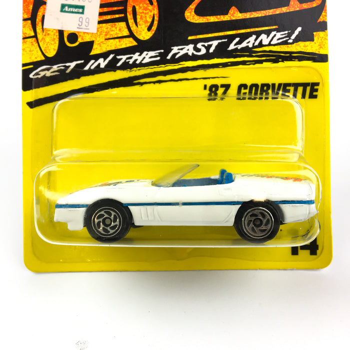 Matchbox 1996 '87 Corvette Super Fast #14 1:64