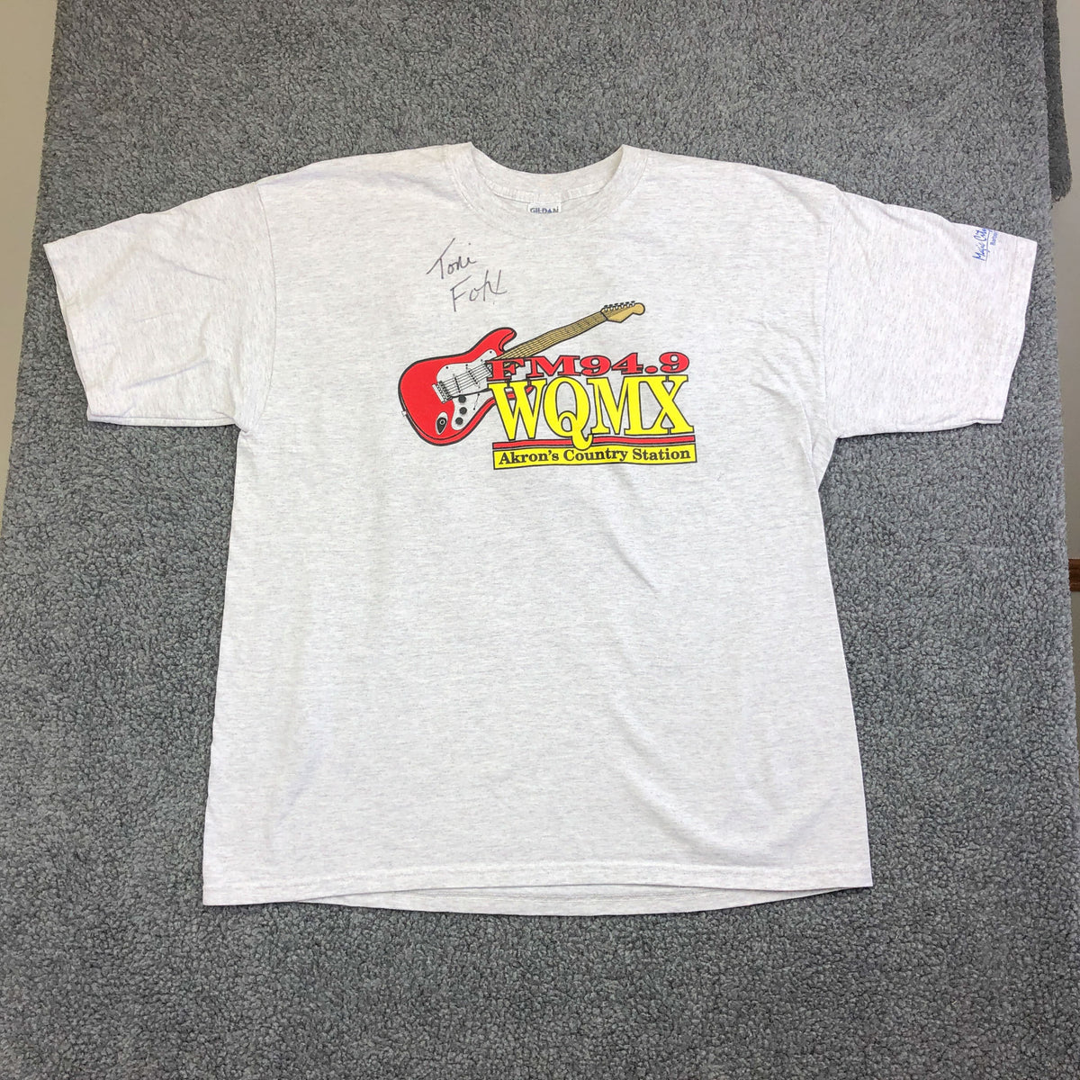 Vintage Radio Station T Shirt Xl Gildan Fm 949 Akron Country Toni Fox — Hkresale 