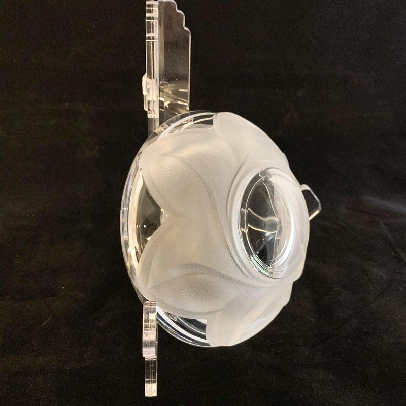 Vintage Small Short Etched Floral Leaf Bowl 6