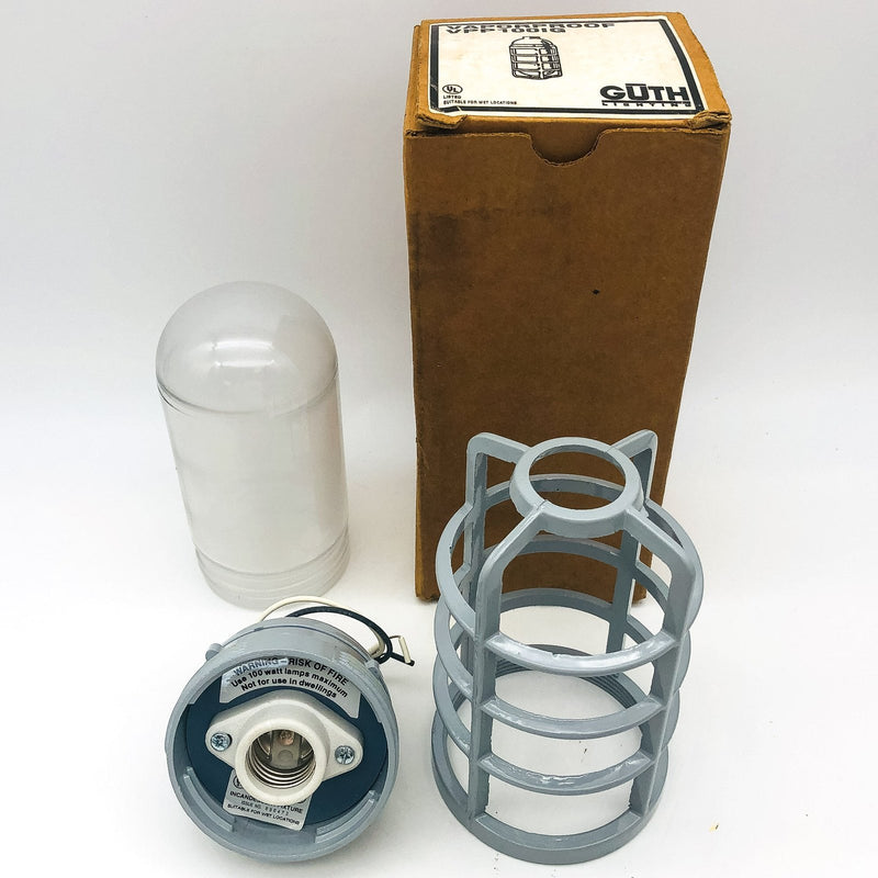 Guth Lighting VPP100IG Light Fixture Nautical Pendant Vaporproof Cage Glass 1