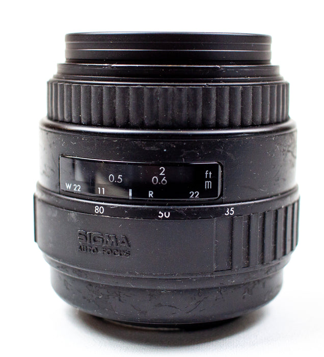 Sigma Auto Focus DL Zoom Lens - 35-80mm, f/4-f/5.6, w/ Tiffen Filter, 1244835