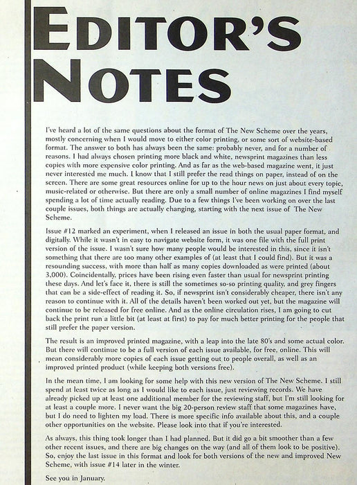 The New Scheme 2005 No. 13 Nedelle, This is Hell, The Medications