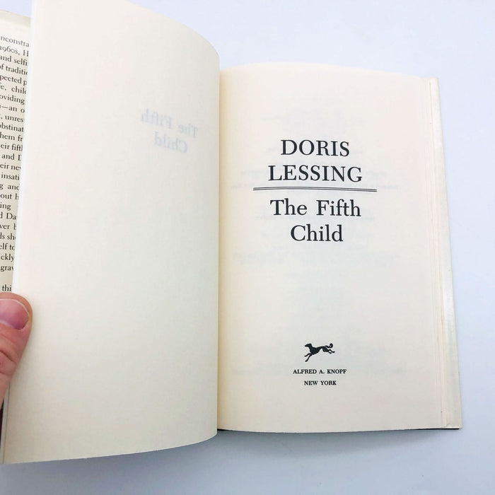 Doris Lessing Book The Fifth Child Hardcover 1988 Book Club Gothic Horror Story 7