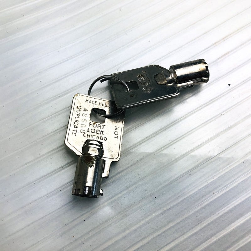 HPC Security Cabinet KEKAB-T100 Barrel Locking Two Tags 100 Key New Old Stock 4