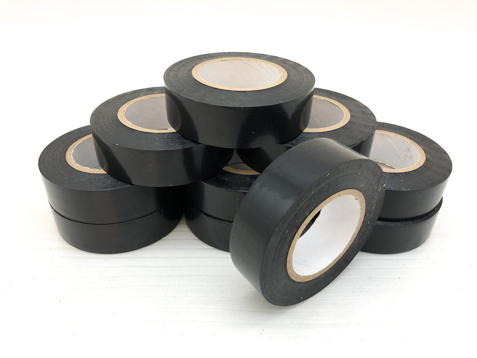 Black Vinyl Insulated Electrical Tape Profile View