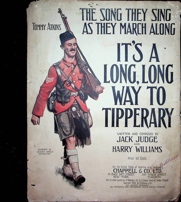 The Song They Sing As They March Along Sheet Music Jack Judge Harry William 1912 1