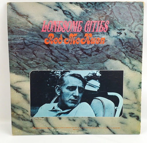 Rod McKuen Lonesome Cities Record 33 RPM LP WS 1758 Warner Bros 1968 2