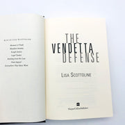 The Vendetta Defense Hardcover Lisa Scottoline 2001 Trials Murder Women Lawyers 7
