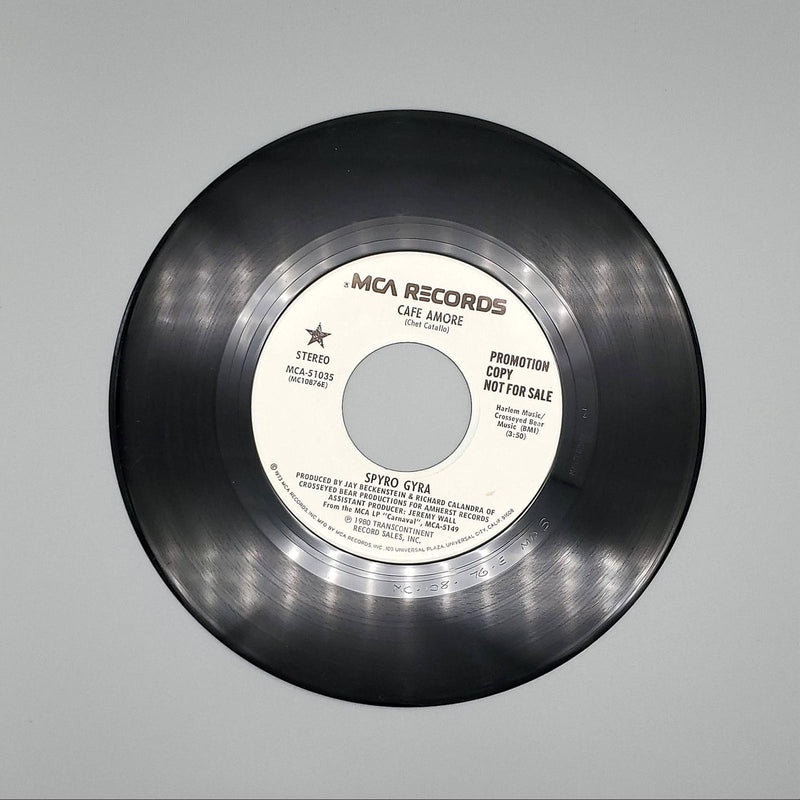 Spyro Gyra Cafe Amore Single Record MCA Records 1980 MCA-51035 PROMO 1