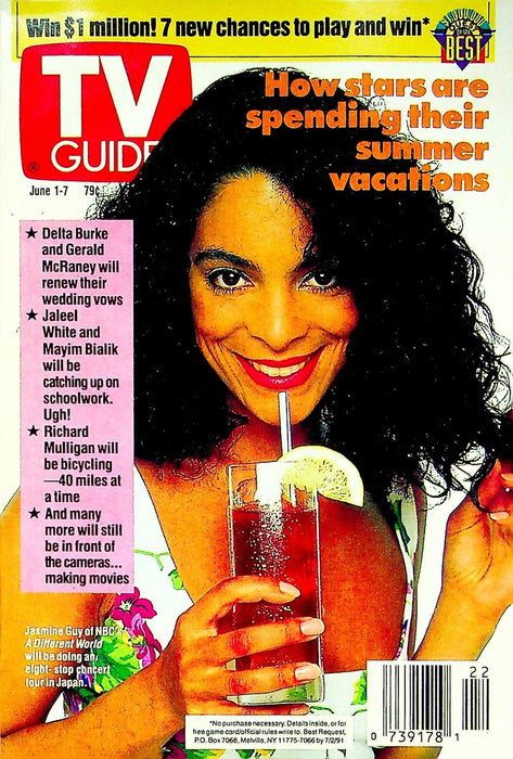 TV Guide Magazine June 1 1991 Jasmine Guy A Differant World Concert Summer Time