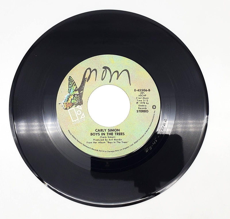 Carly Simon Devoted To You / Boys In The Trees 45 RPM Single Record Elektra 1978 2
