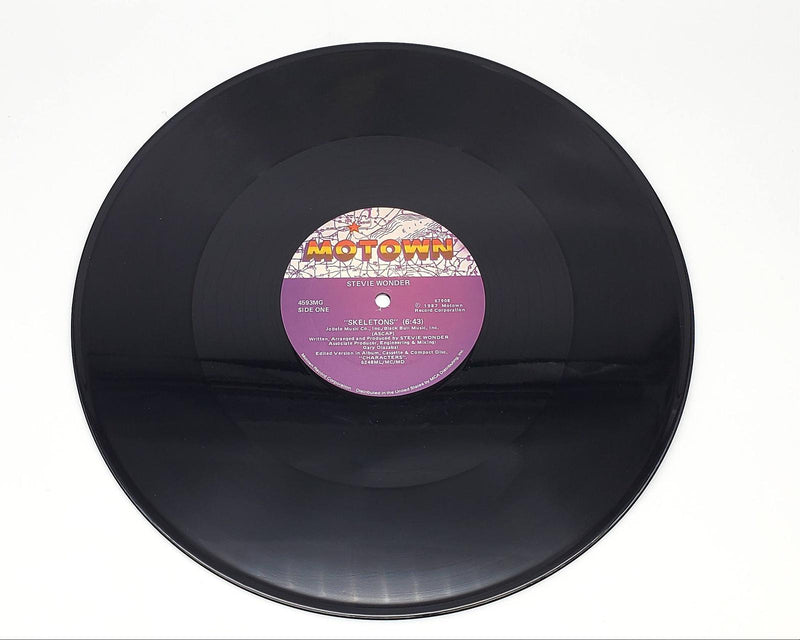 Stevie Wonder Skeletons Single Record Motown 1987 4593MG 4