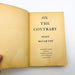 On The Contrary Paperback Mary McCarthy 1963 Author Intellectual Social Beliefs 8