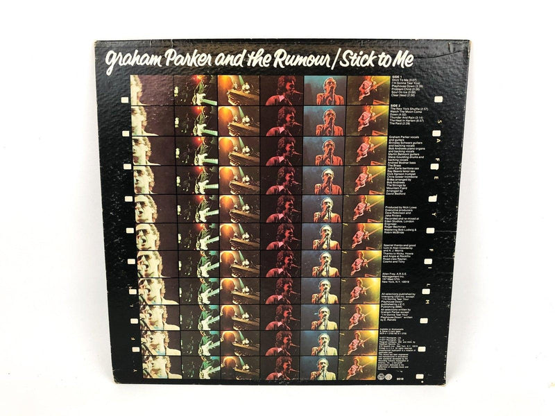 Graham Parker & the Rumor/Stick to Me Record LP Vinyl SRM-1-3706 Phonogram 1977 3
