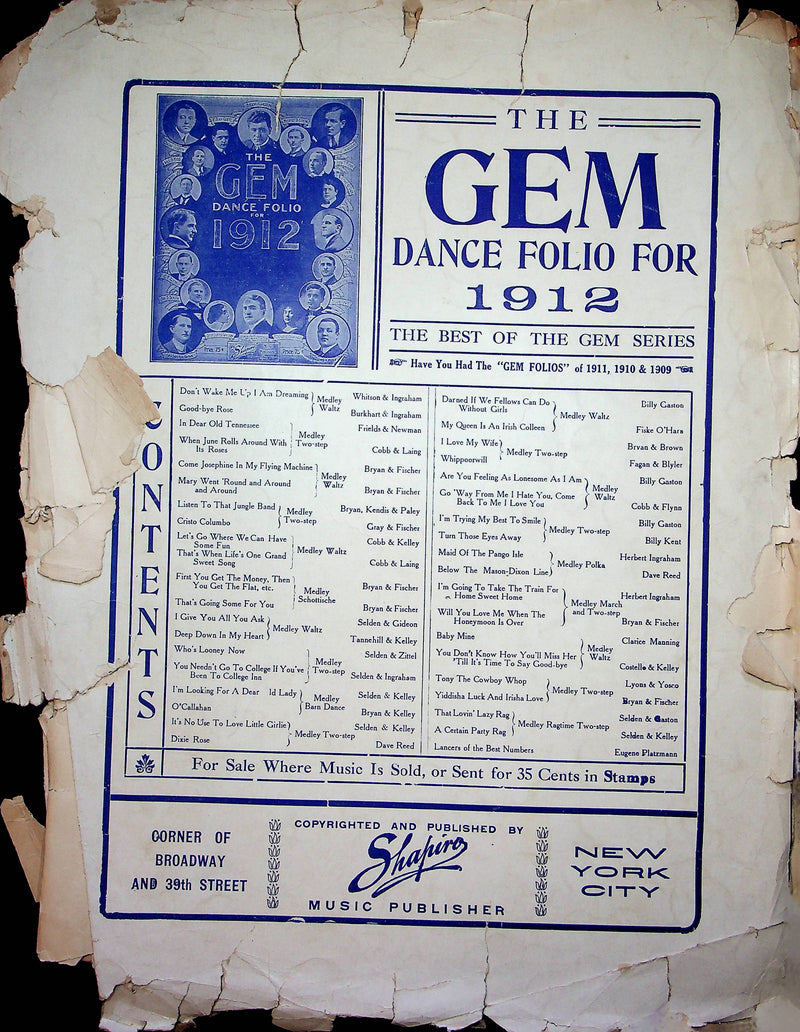 Somehow Sometime Someplace Sheet Music Louis A Hirsch Vocal Piano Song 1912 4