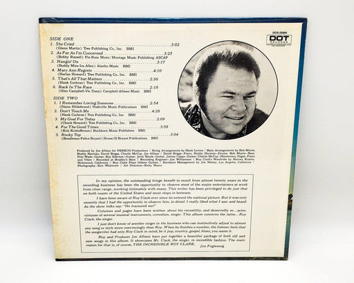 Roy Clark The Incredible Roy Clark 33 RPM LP Record Dot Records 1971 DOS 25990 2