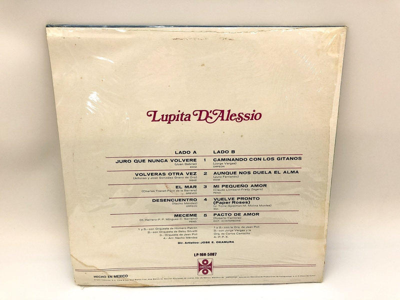 Lupita D'Alessio Juro Que Nunca Volvere Record SEALED LP-16-H-5087 Orfeon 1978 2