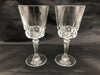 Vintage Durand Cristal D'Arques Wine Glass 7" Chantelle Lady Victoria France 2ct 2