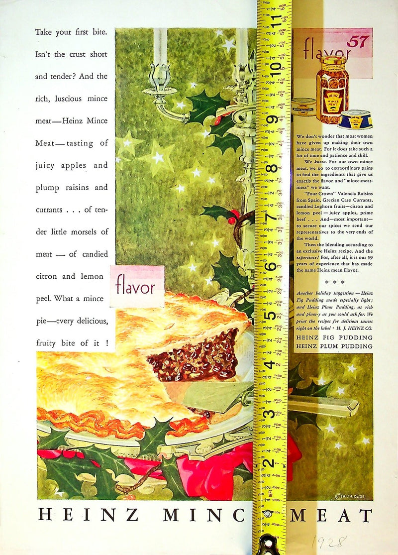 1928 Pillsbury Pancake Flour Print Ad Ingredients Used In Your Kitchen 11"x8" 3