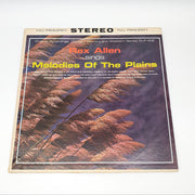 Rex Allen Sings Melodies Of The Plains LP Record Design Records 1962 DLP-612 1