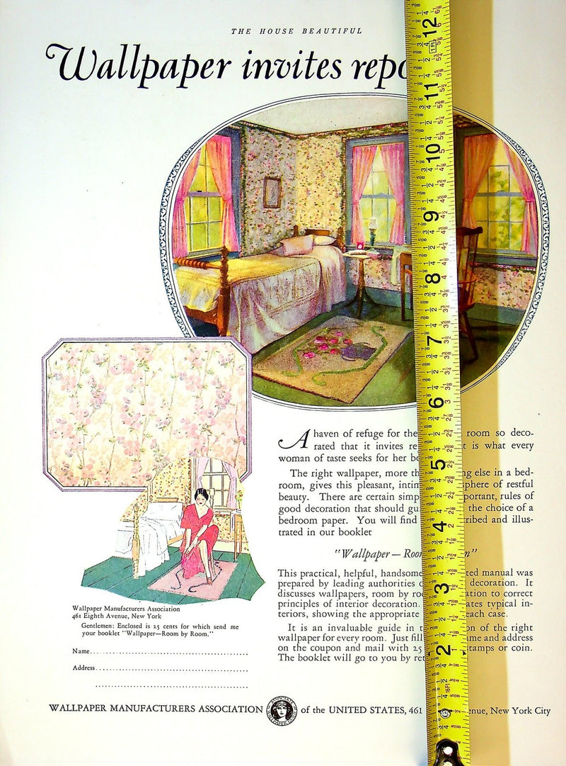 1926 Wurlitzer Italian Renaissance Piano Print Ad 12"x8" 3