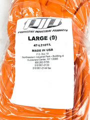 PIP 47-L210T Latex Extra Long Chemical Resistant Work Gloves 18 Mil SZ L 12pk 5