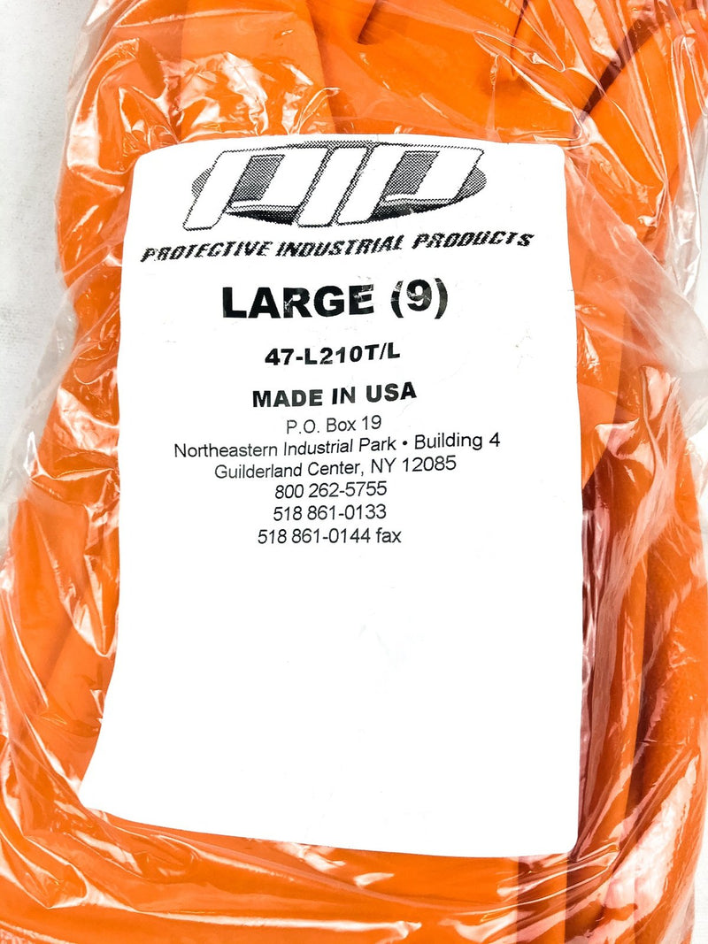 PIP 47-L210T Latex Extra Long Chemical Resistant Work Gloves 18 Mil SZ L 12pk 5