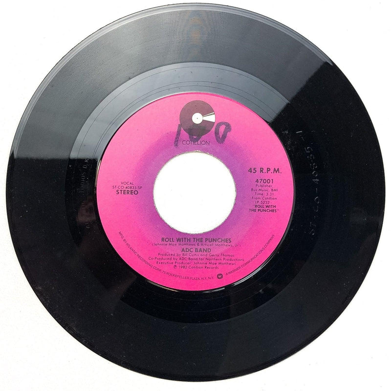 ADC Band 45 RPM 7" Record Roll With the Punches / Funk on Fire Cotillion 47001 2