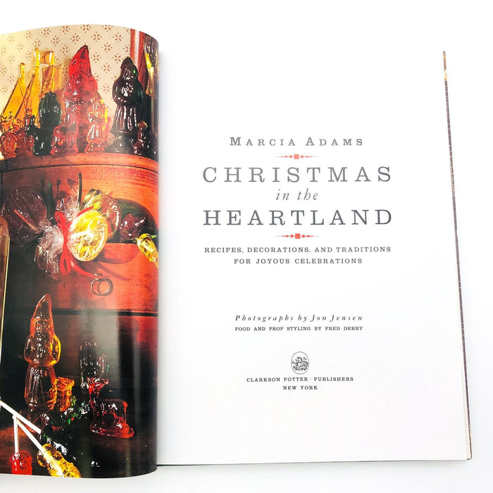 Christmas In The Heartland Hardcover Marcia Adams 1992 Cookery Decorations 7