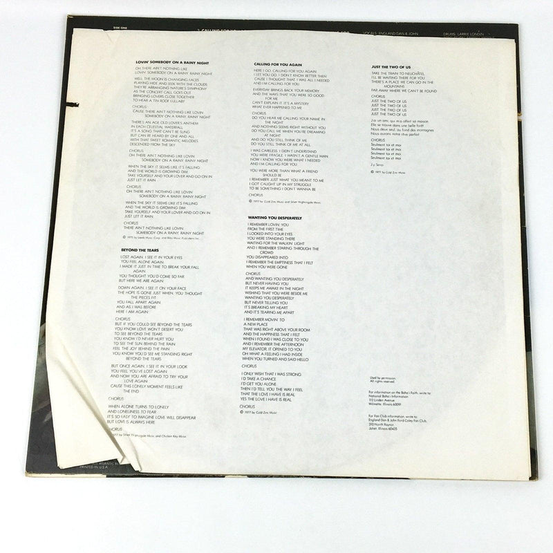 England Dan & John Ford Coley Somethings Don't Come Easy Record Big Tree 1978 3