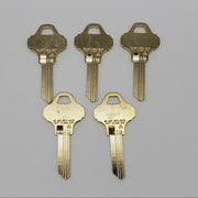 Schlage Everest No Logo 35-015 C134 Key Blanks Nickel Silver 6 Pin Lot Of 5 NOS 1