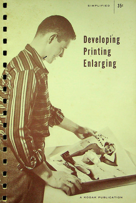 1959 Kodak Simplified Data Book Developing Printing Enlarging for Photo Notebook