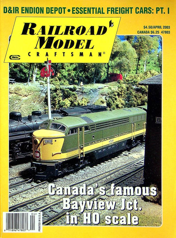 Railroad Model Craftsman Magazine April 2003 Vol 71 No 11 Bayview Jct. HO Scale