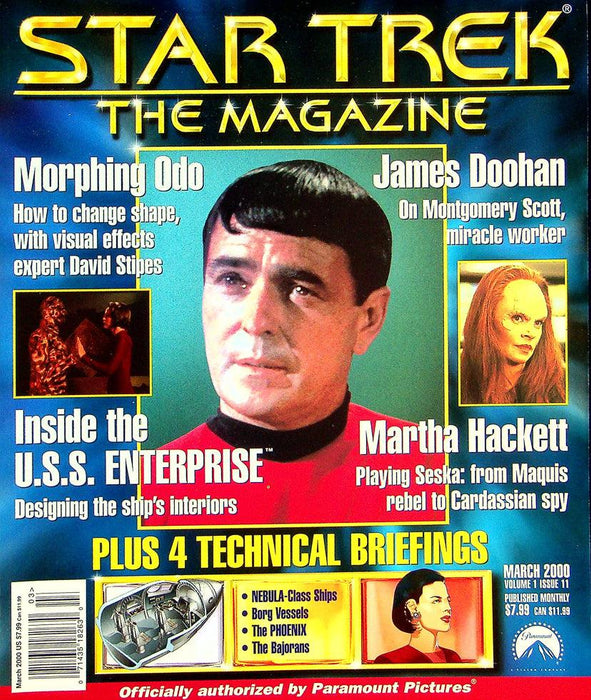 Star Trek The Magazine March 2000 No 11 Morphing Odo James Doohan 1