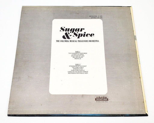 Columbia Musical Treasuries Orchestra Sugar & Spice 33 RPM LP Record Columbia 2