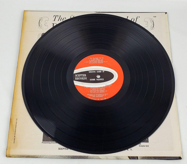 The Sensitive Sound Of Dionne Warwick Record 33 RPM LP 528 Scepter 1965 5