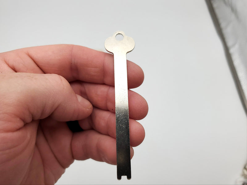 5x Ilco H7909 Key Blanks Flat Stock Steel Dominion Lock 3-1/8" L 3/8" W X 0.7" H