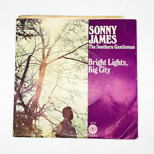Sonny James Bright Lights, Big City 45 RPM Single Record Capitol Records 1971 2