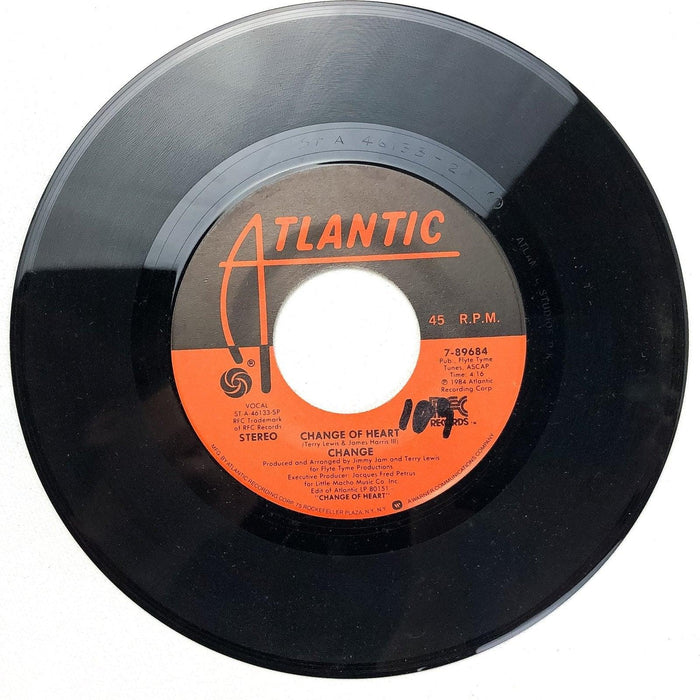 Change 45 RPM 7" Single Record Change of Heart / True Love Jimmy Allen 7-89684 3