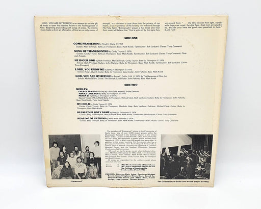 Emmanuel God You Are My Refuge 33 RPM LP Record The Community Of God's Love 1977 2