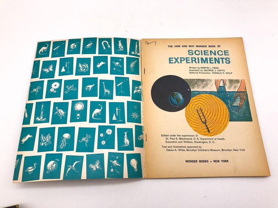 How and Why of Science Experiments Dr Paul E Blackwood 1962 Wonder Books SC 6