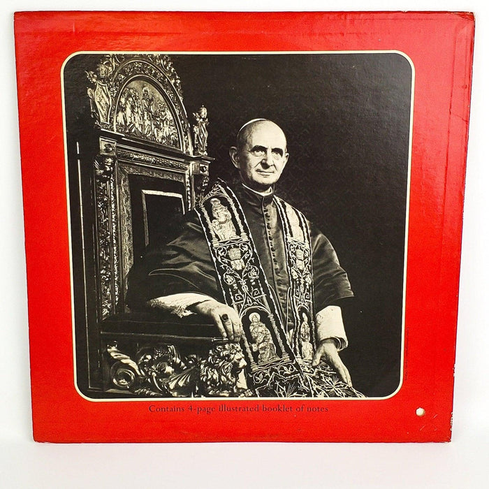 Pope Paul VI Visits New York City Oct 1965 Record LP E-4337-D MGM Records 1966 2