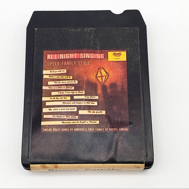 The Speer Family All-Night Singing 8-Track Tape Album Gusto Records 1977