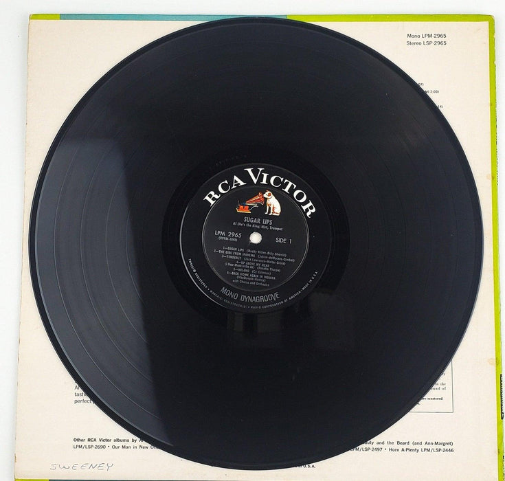 Al Hirt Sugar Lips Record 33 RPM LP LPM-2965 RCA 1964 3